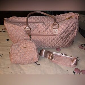 Pink travel Duffle Bag weekender